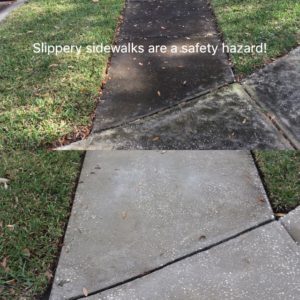 Slippery Sidewalk Tampa
