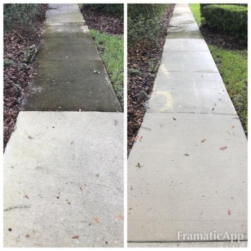 Sidewalk Cleaning Tampa Florida